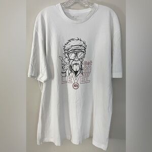 EUC Travis Mathew Men’s White Graphic Tee Short Sleeve Soft Cotton; Size XL